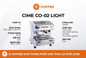 Máy pha cà phê tự động CIME CO-02 LIGHT 01 Group