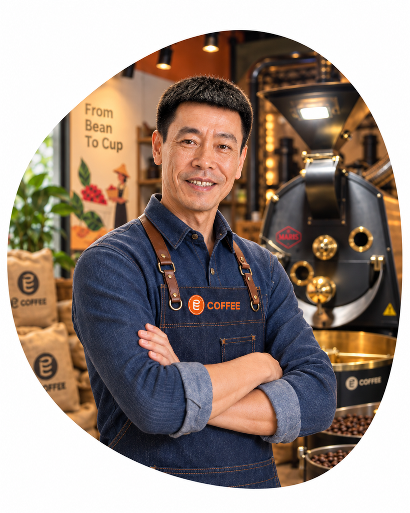 Xưởng rang cà phê E-Coffee Việt Nam tại Hải Phòng
