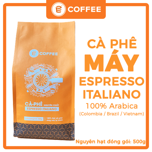 Cà phê Espresso Italiano E-Coffee 500g