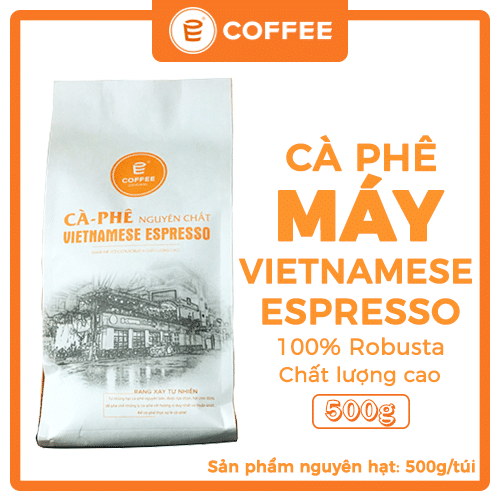 Cà phê Vietnamese Espresso E-Coffee 500g