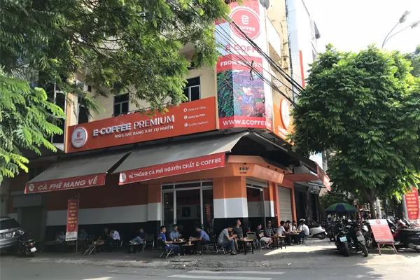 Điểm bán cà phê E-Coffee Việt Nam