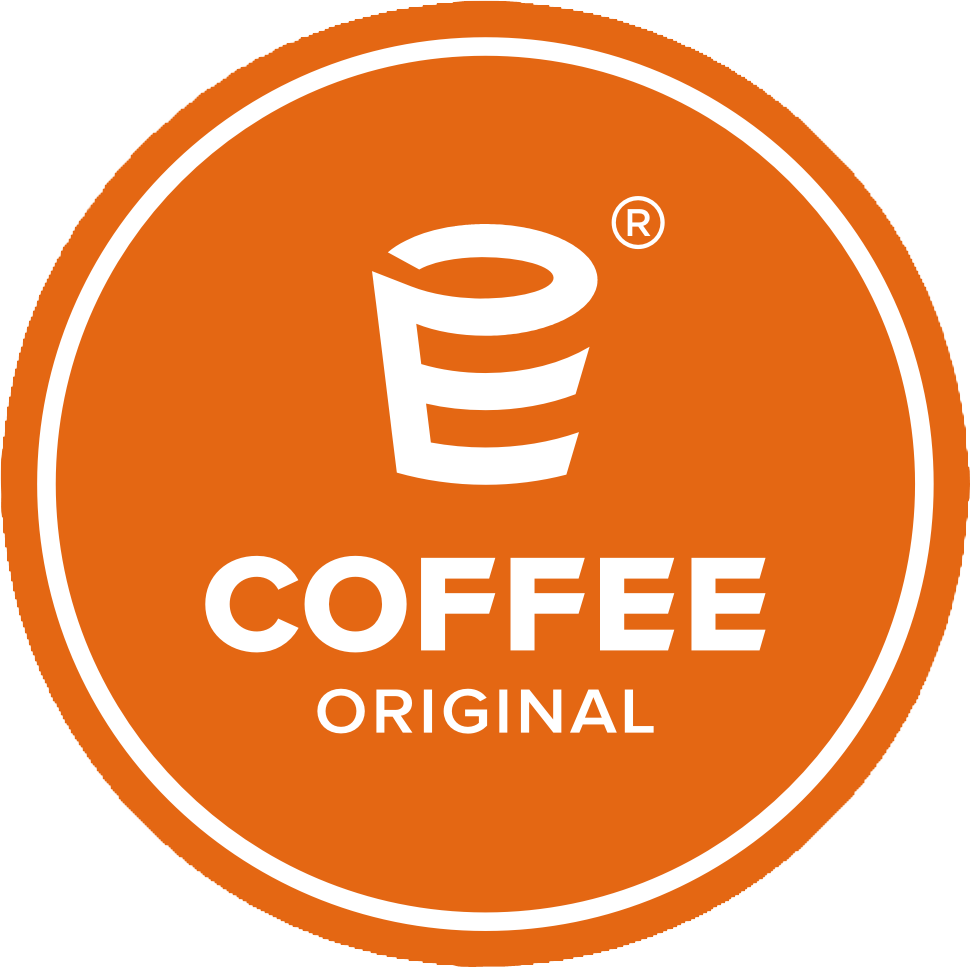 Logo Coffee Original thuộc hệ thống nhận diện E-Coffee Việt Nam